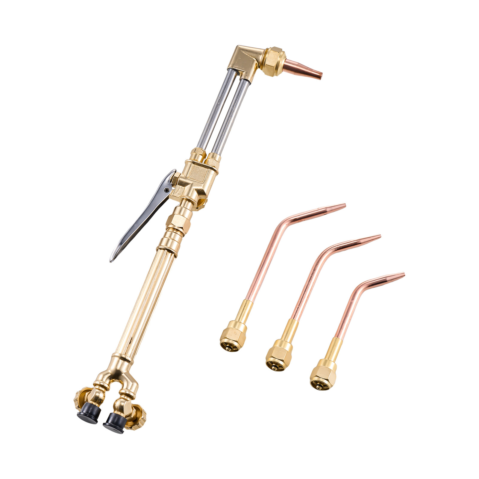 VEVOR Oxygen Acetylene Torch Kit 14PCS Gas Welding Cutting & Portable Case Hose