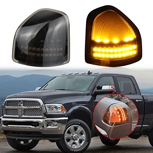 Dynamic Sequential LED Side Mirror Compatible with Dodge Ram 1500 Marker Lights