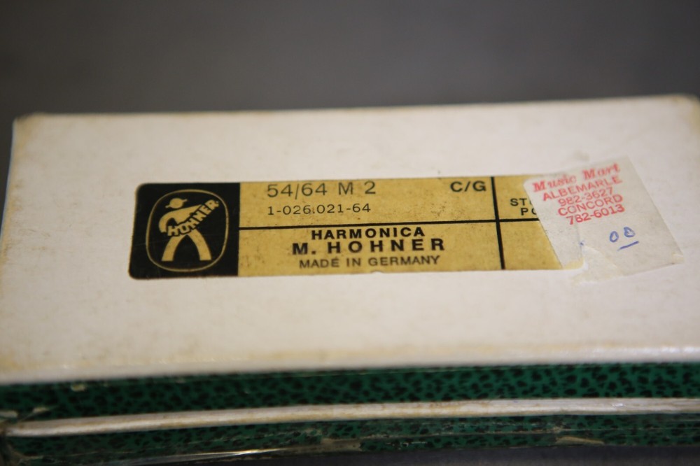 Vintage Harmonica M. Hohner The ECHO Harp Germany In Box