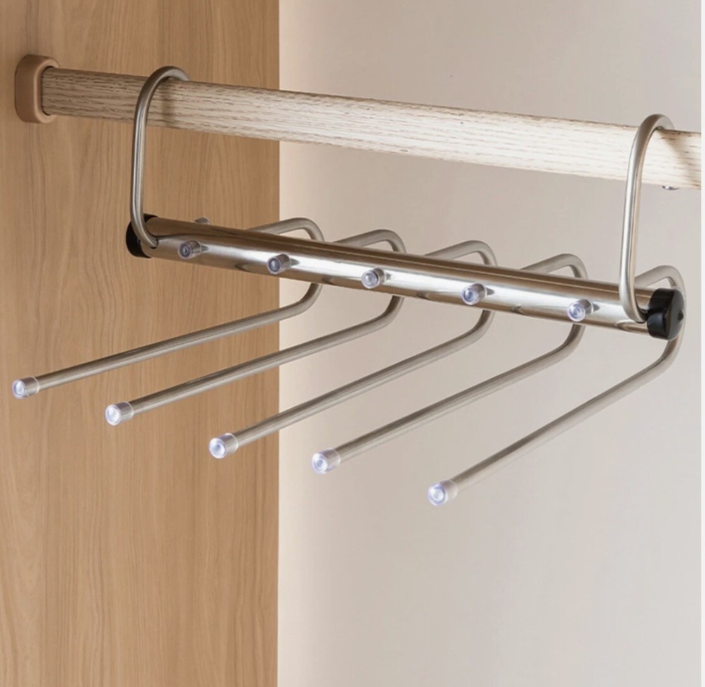 Stainless Steel 9 Layer Pants Hanger