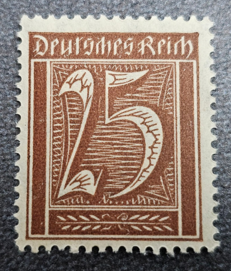 Stamp Germany Deutsches Reich 25 Pfennig 1921 Mi. Nr. 161 [🇩🇪39494-6]