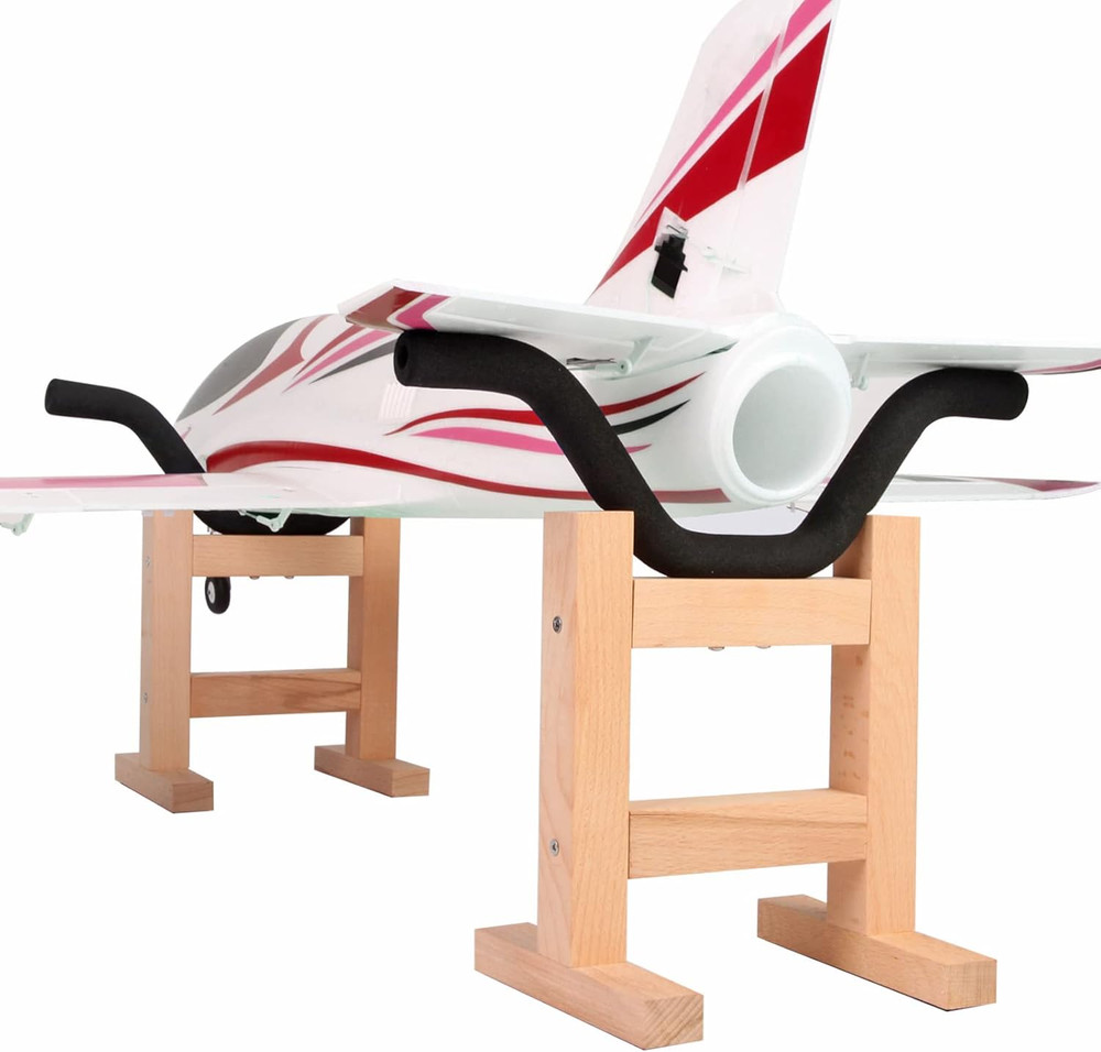Stand for Model Airplanes RC Plane Display Adjustable (2 Holders)