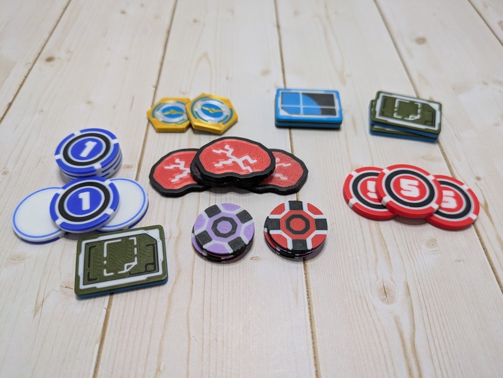 Android Netrunner LCG Full Core Set Replacement Durable Tokens