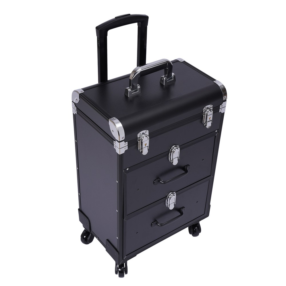 Profession Rolling Makeup Drawer Case Cosmetic Trolley Makeup Storage Organizer