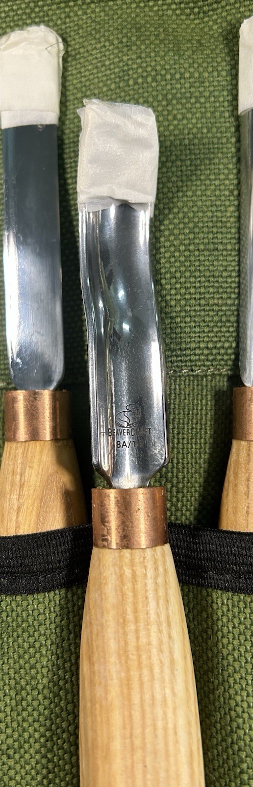 BeaverCraft SC01 Wood Carving Gouge Chisel Set Spoon Whittling Kit NEW in Pouch