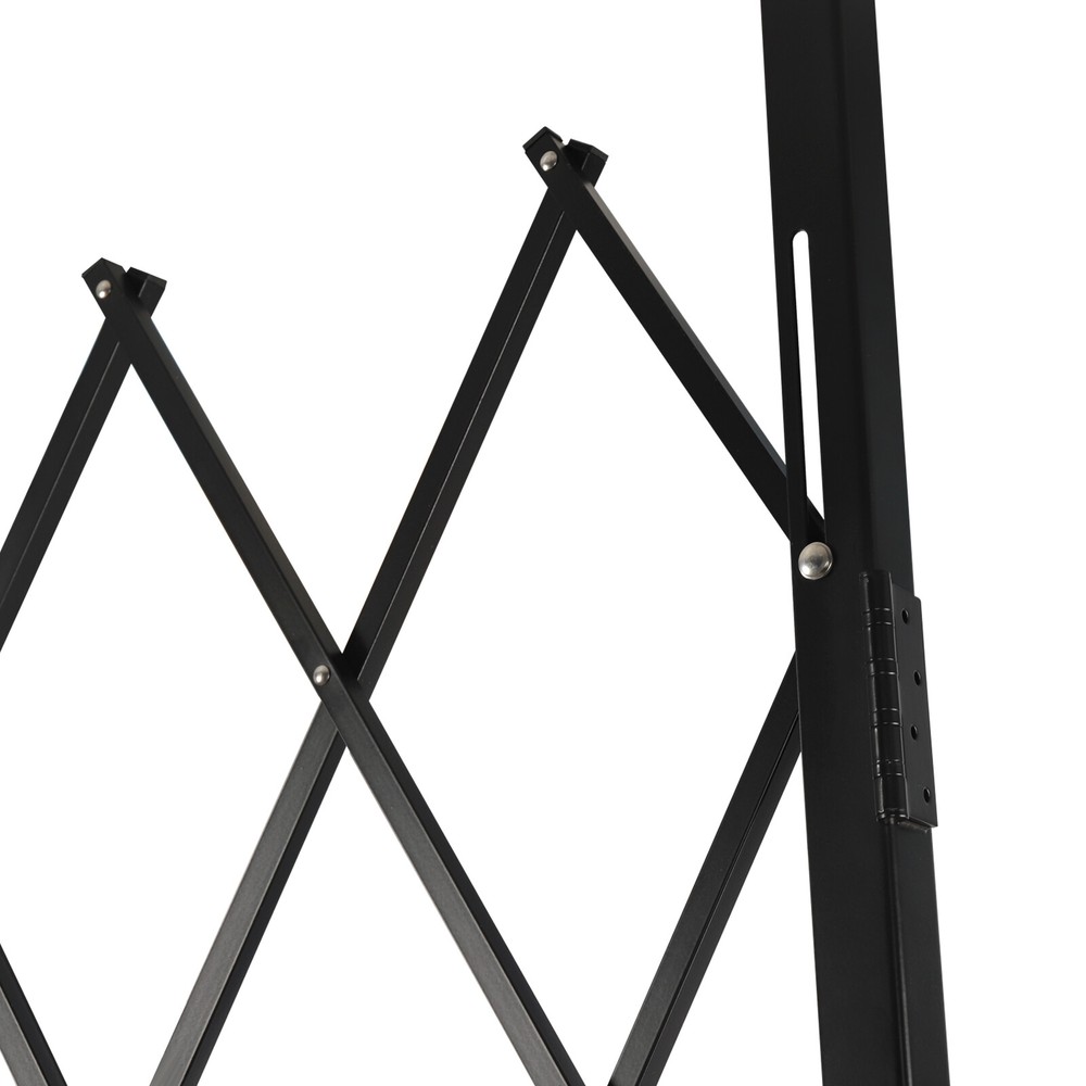 360° Barricade Gate Folding Security Rolling Gate Expanding Security Door 2.2*2m