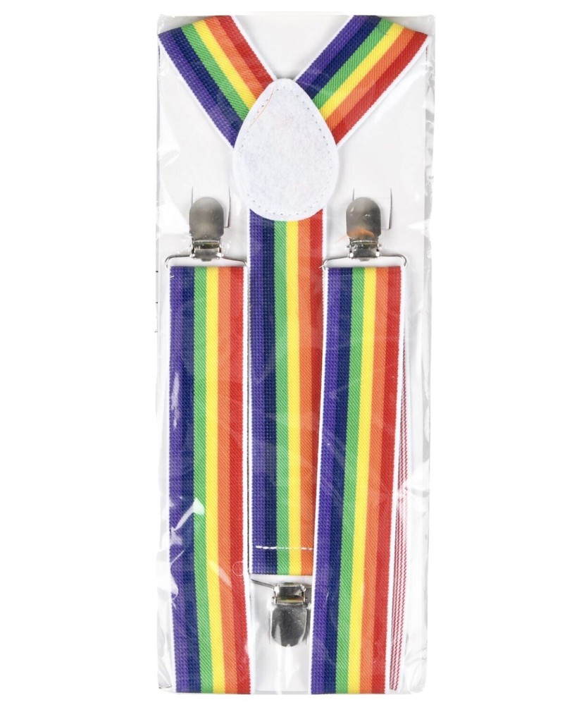 Suspenders  -Pride Day Multicolor - Rainbow