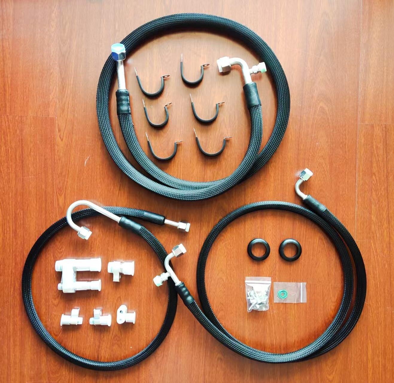 A/C Line Tuck Kit For Acura 2002-2006 500PSI K20 K24 RSX Type S R DC5 Heavy Duty