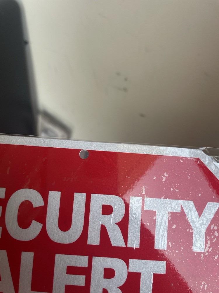 Security Yard Signs