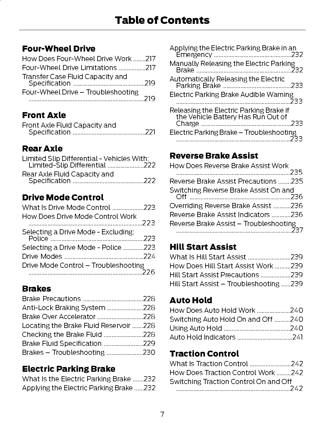 2026 Ford Explorer Owners Manual User Guide