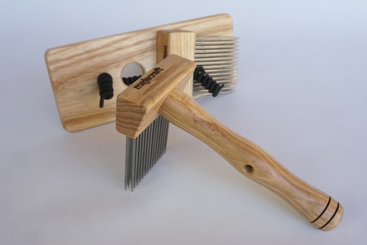 Majacraft Wool Comb SYSTEM - EXTRA-FINE 2 ROW