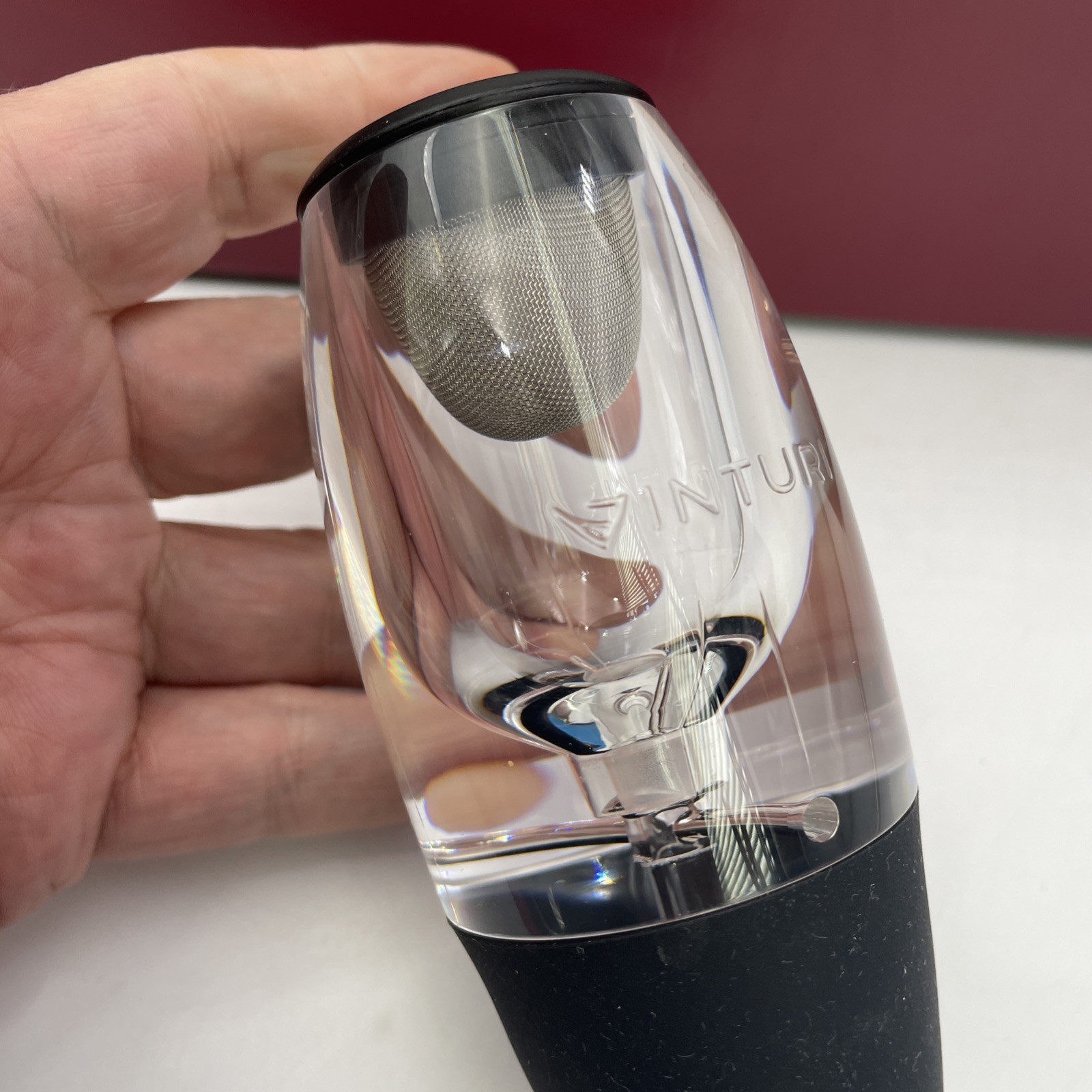 Vinturi Deluxe Essential Red Wine Aerator Pourer and Tower Set In Box