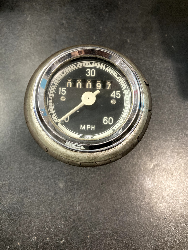 Vintage 60 MPH VDO Speedometer Snowmobile Motorcycle Scooter