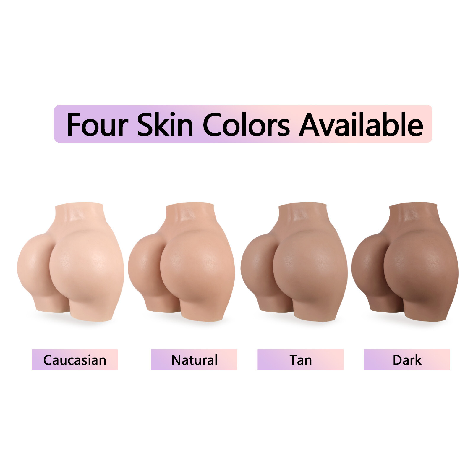 Roanyer Silicone Shakeable Enhancing Hip Pant Underwear butt Buns Transgender