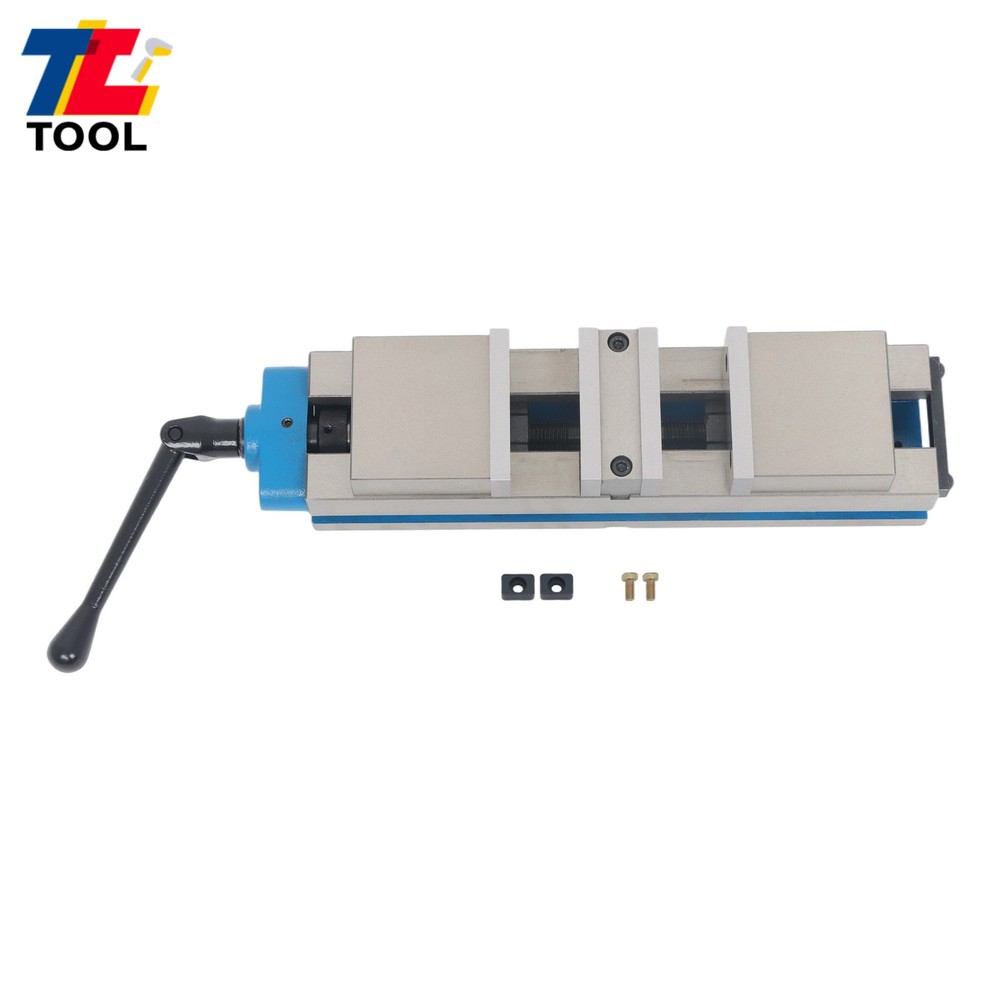 4" Double Lock CNC Precision Vise Milling Machine Vise Double Action Workholding