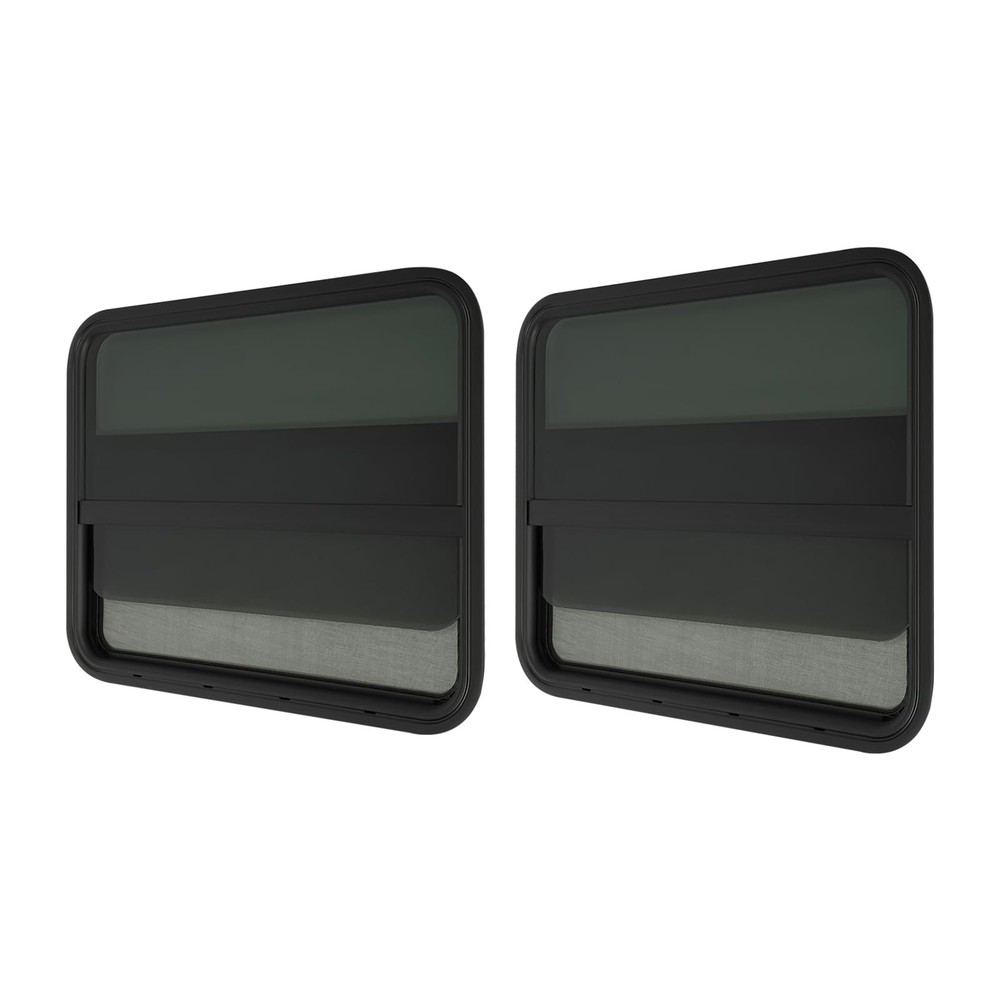 30x24 RV Window Teardrop Vertical Slide Replacement with Screen