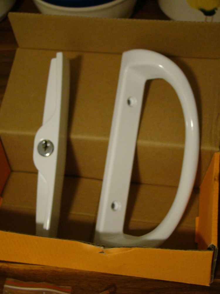 Patio Door Handle Set - PD1530WHITE