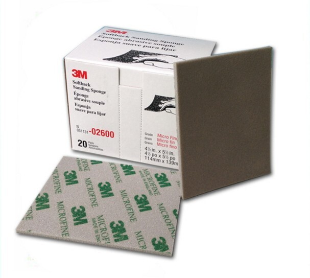 3M 02600 Softback Sanding Sponge Microfine- 20 Count/BOX