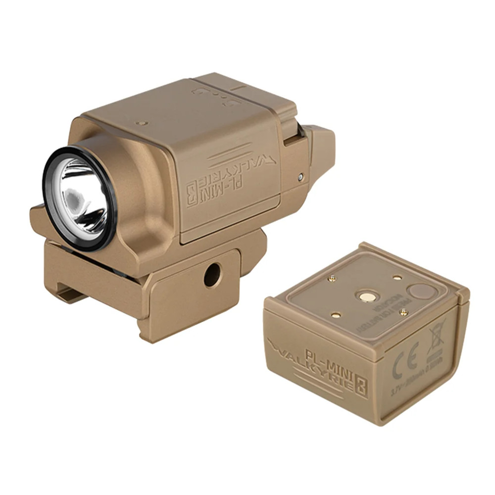 Olight Valkyrie PL-Mini 3 Compact Rail Mount Light - Desert Tan