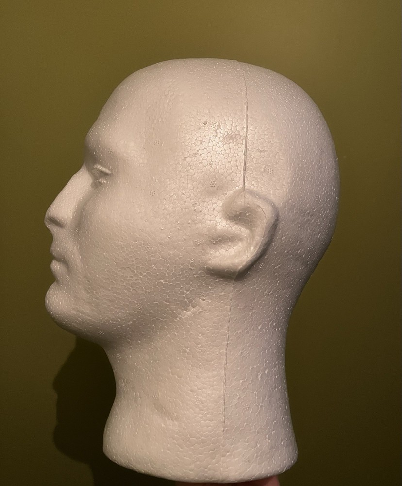 STYROFOAM HEAD DISPLAY - QTY 4