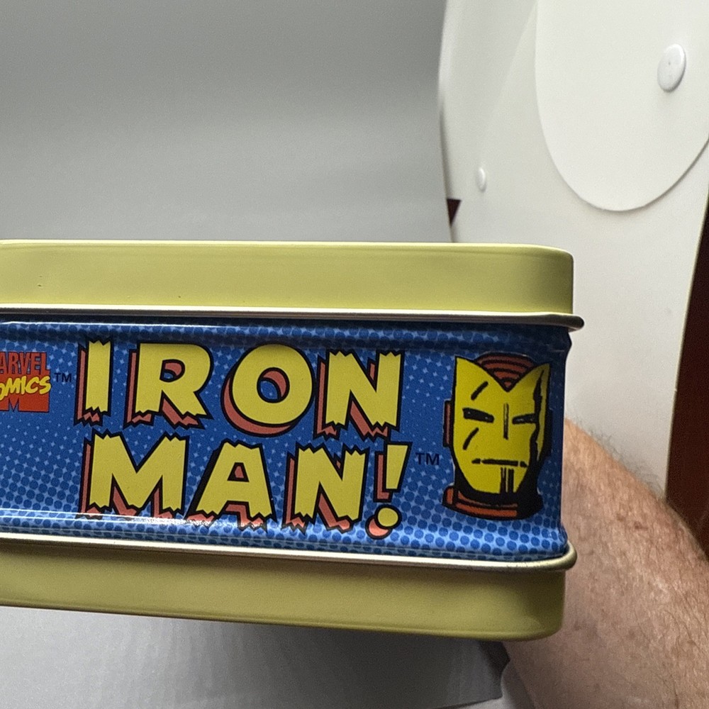 Iron Man replica mini tin lunchbox