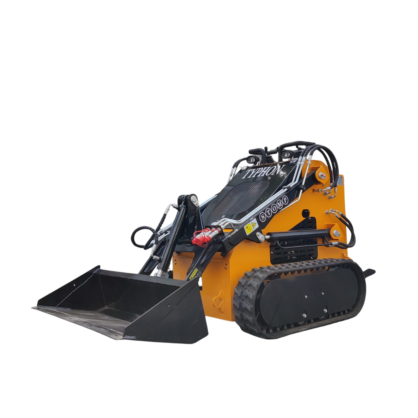 Free Shipping Mini Skid Steer Loader TYPHON STOMP 501 Compact Track 23.5 HP Gas
