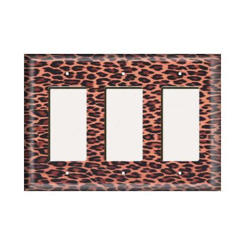SnazzySwitch Leopard Print Decorative Light Switch Plate Cover