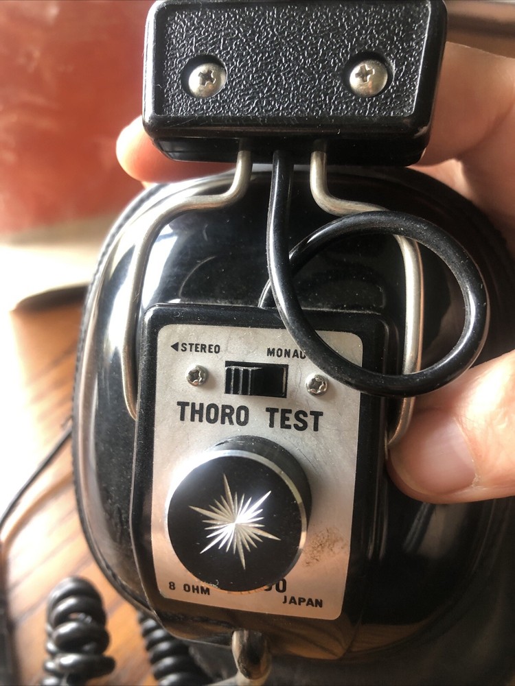 LYKES Electronics Stereo Headphone Thoro Test SHP-100 Untested
