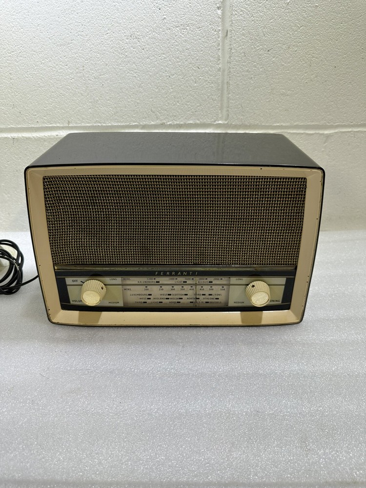 Ferranti U1015 valve radio - Untested