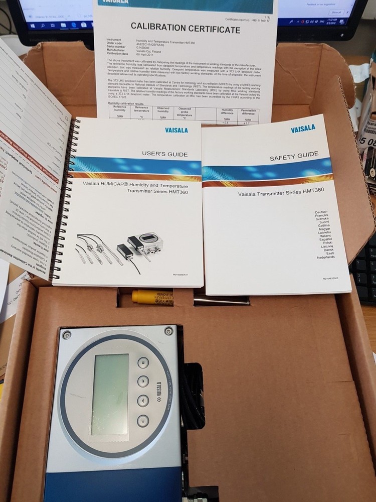 Vaisala HMT360 Humidity Temperature Transmitter & Probe.