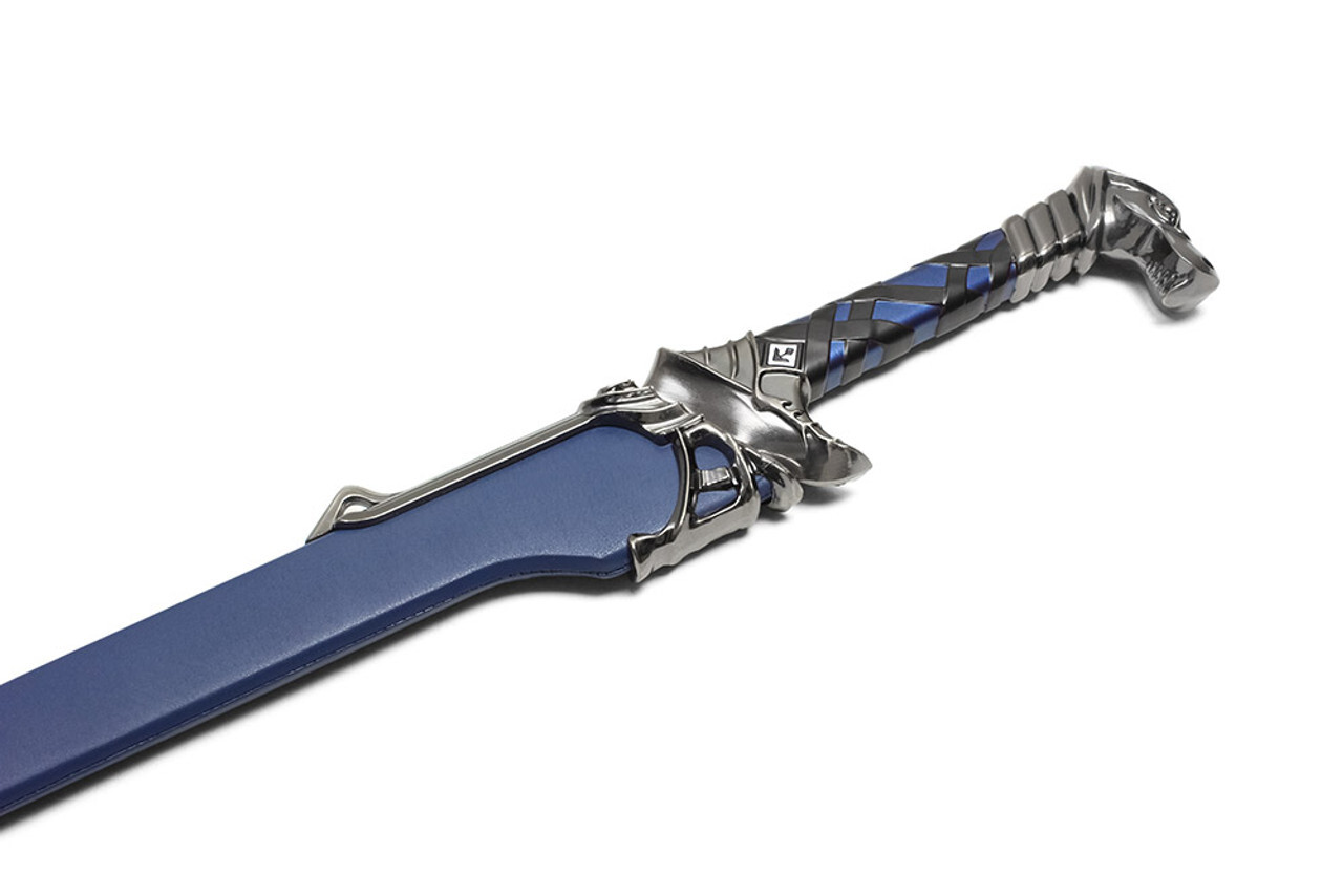 Icing Death Replica Metal Sword with Blue Hardwood Scabbard