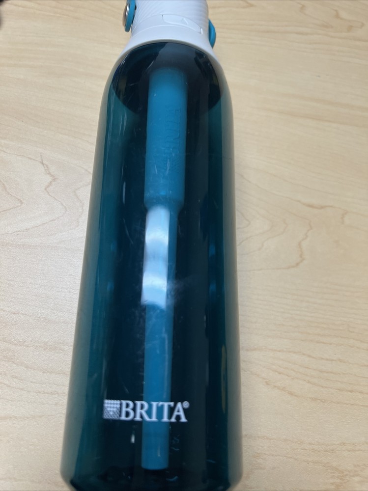 Brita Premium Filtering Water Bottle Teal, Plastic, 26oz
