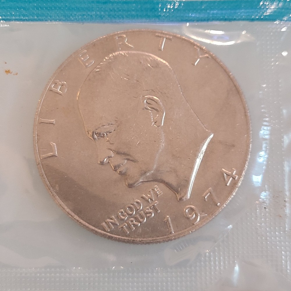 1974 U.S. Mint Uncirculated Coin Set, often called a "mint set."