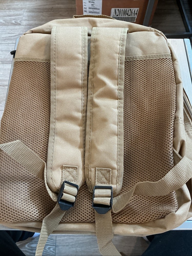 NRA Backpack 15"x12" Tan Canvas Backpack