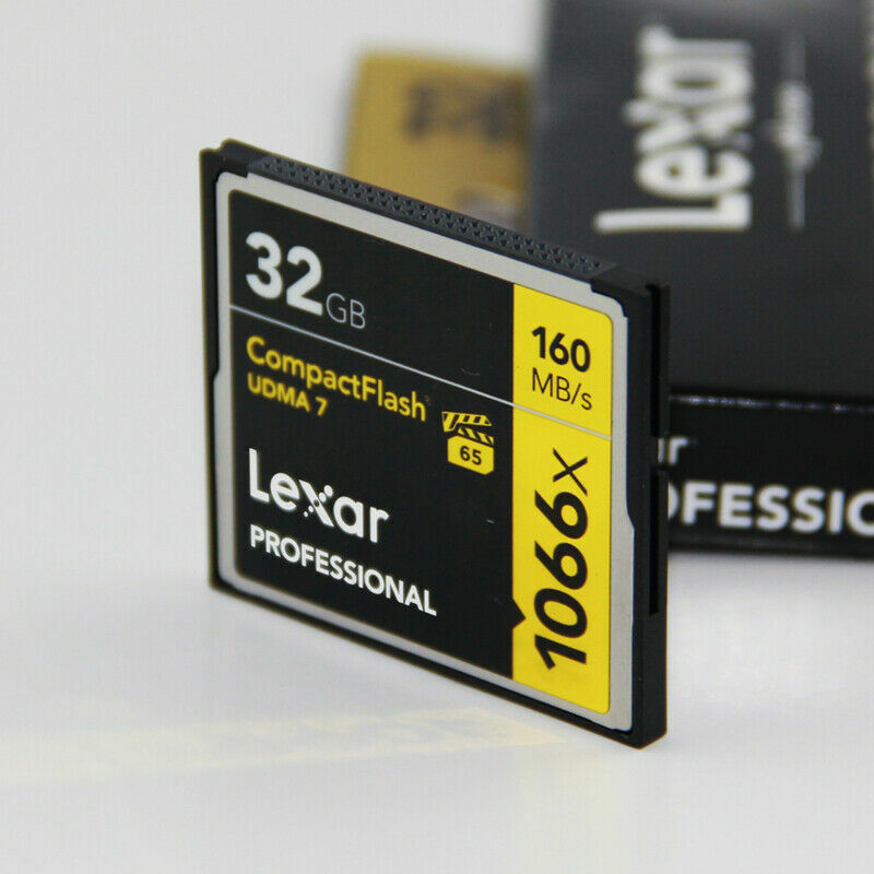 New For Lexar 16/32/64/128GB 1066X Compact Flash CF Memory Card UDMA7 For Camera