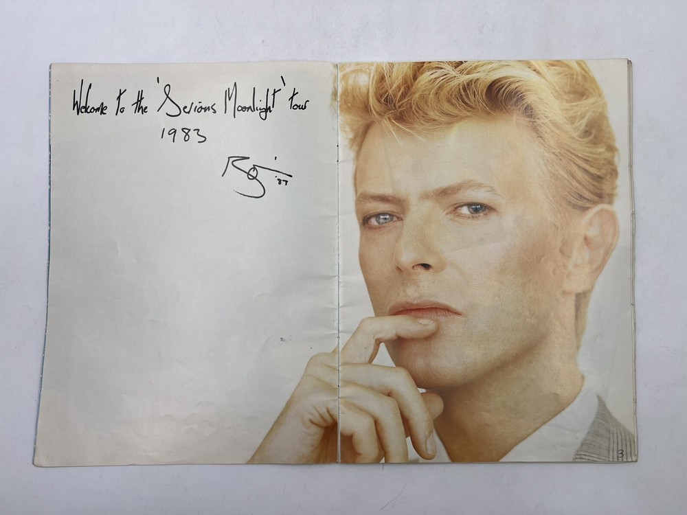 1983 DAVID BOWIE SERIOUS MOONLIGHT TOUR PROGRAMME
