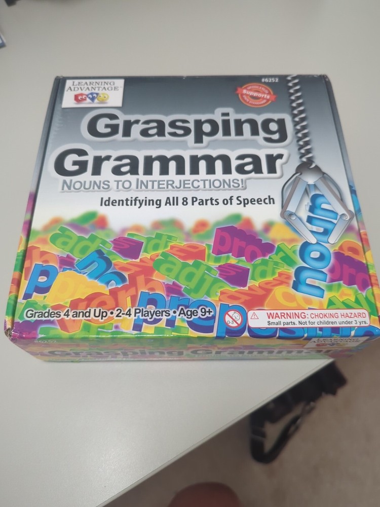 Grasping Grammar Nouns to Interjections! Learning Advantage Board Game