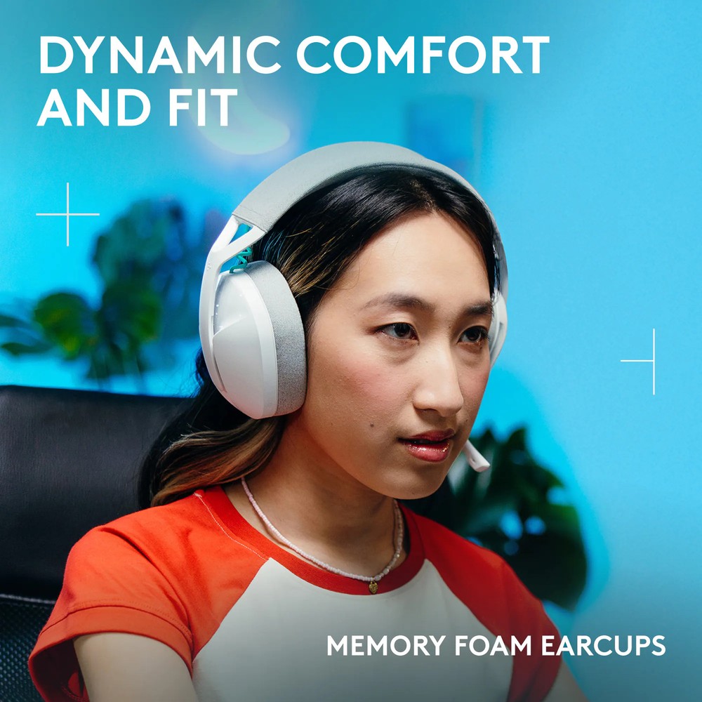 Logitech - G321 LIGHTSPEED Wireless Over-the-Ear Bluetooth Gaming Headset for...