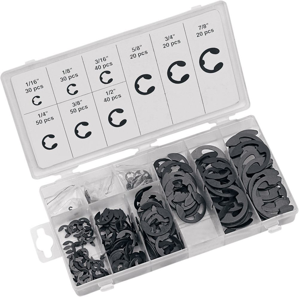 PERFORMANCE TOOL For E-Clip AssortmEnt - 300-PiEcE W5208