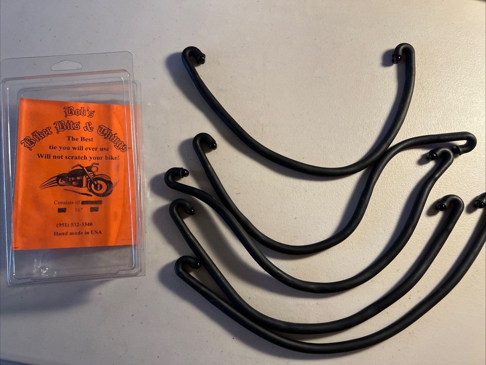 Bob’s Biker Bits & Things - Five 16” Bungee Ties
