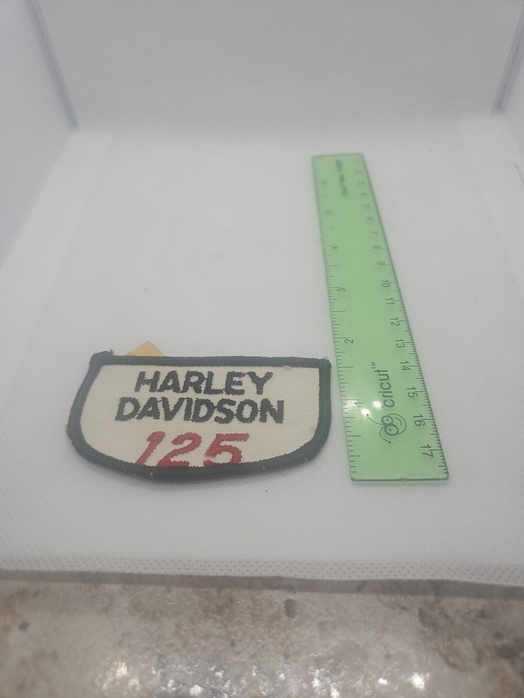 Harley Motorcycle 125 Patch _ Vintage