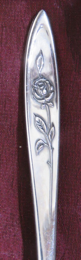 Oneida "My Rose" Stainless Flatware 8 replacement Teaspoons uu