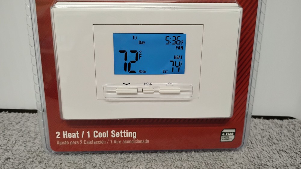 Ace Heating & Cooling Touch Screen Programmable Thermostat 4693099 Sealed.(03)