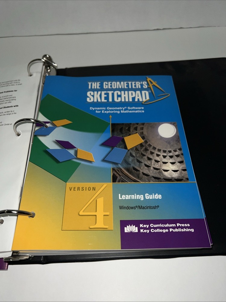 NOS Geometer's Sketchpad Version 4 Cd-Rom, Walkthrough Guide No CDs