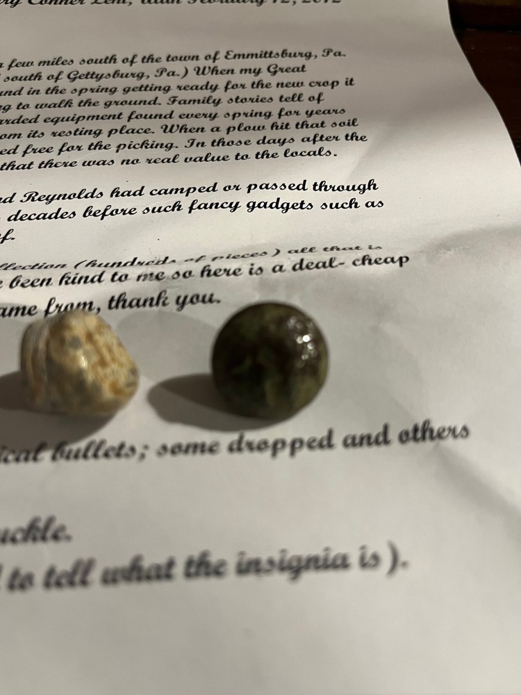Civil War Artifacts with Provenance