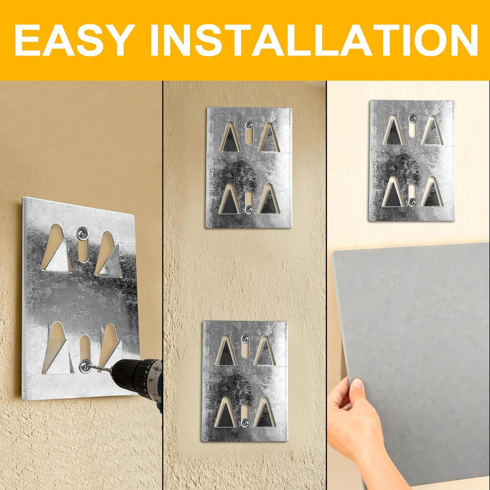 30 Pcs Surface Mount Impaler Acoustic Panels Push-On Acoustic Panel Mounting