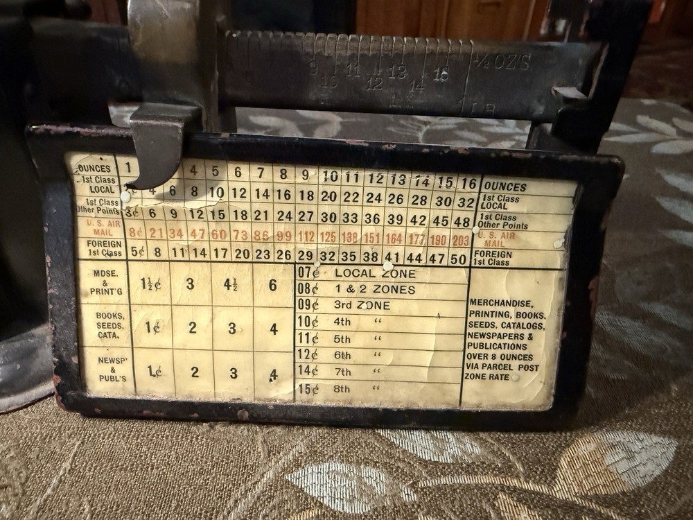 Antique Vintage Letter Scale Postal