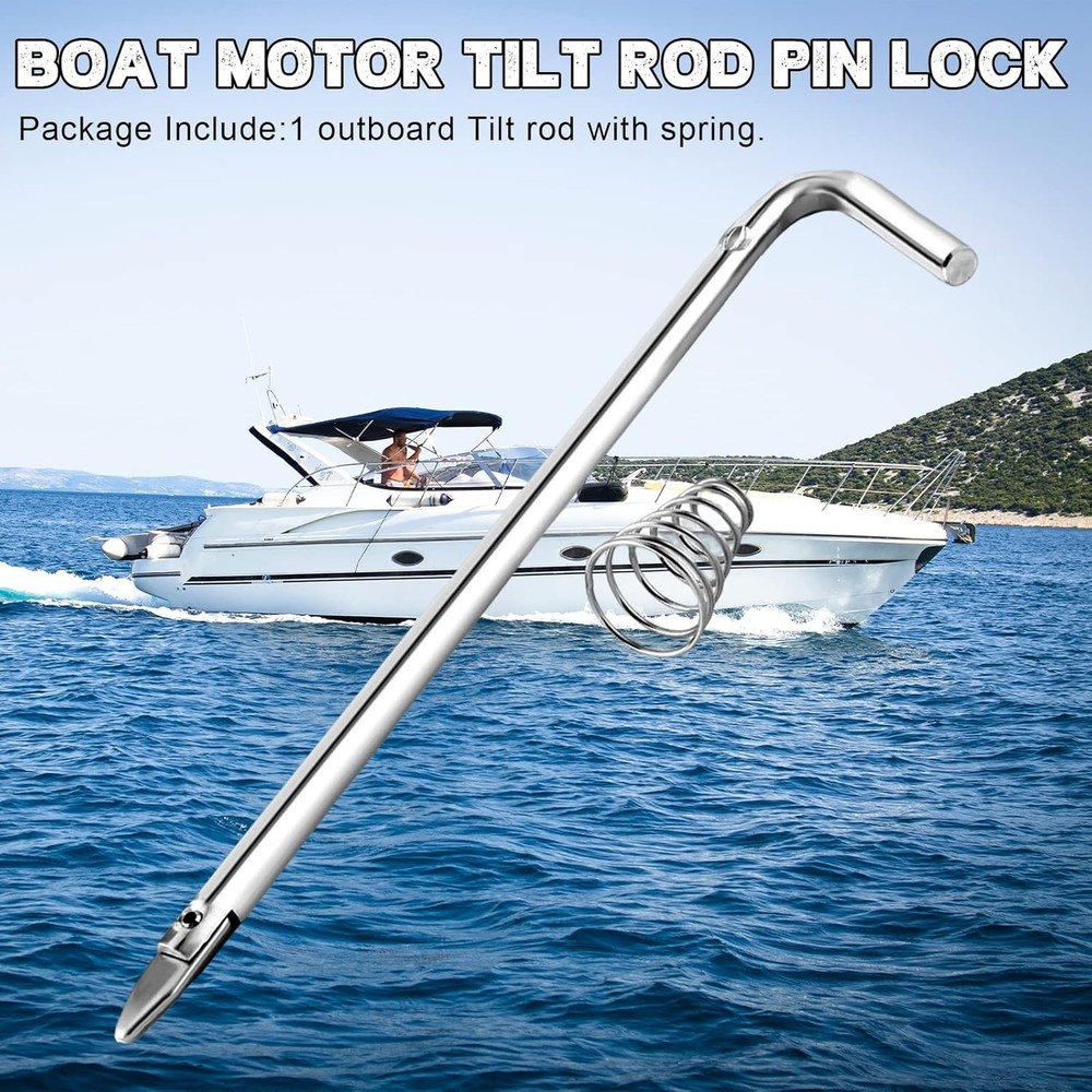 Tilt Thrust Rod & Spring for 8HP Outboard Motor