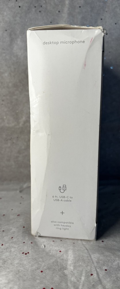 heyday Desktop Microphone - Stone White