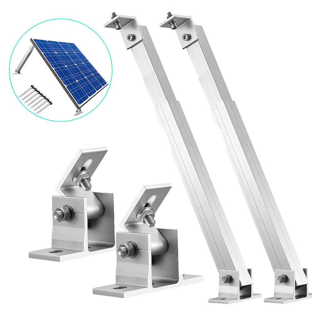 Adjustable Solar Panel RV Tilt Mount Brackets Set Mounting Bracket Stand Systems